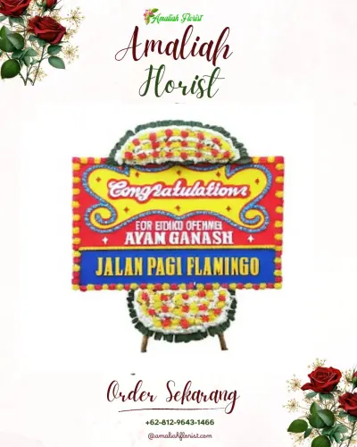 Bunga Papan Congratulation di Sumberrejo Sejahtera